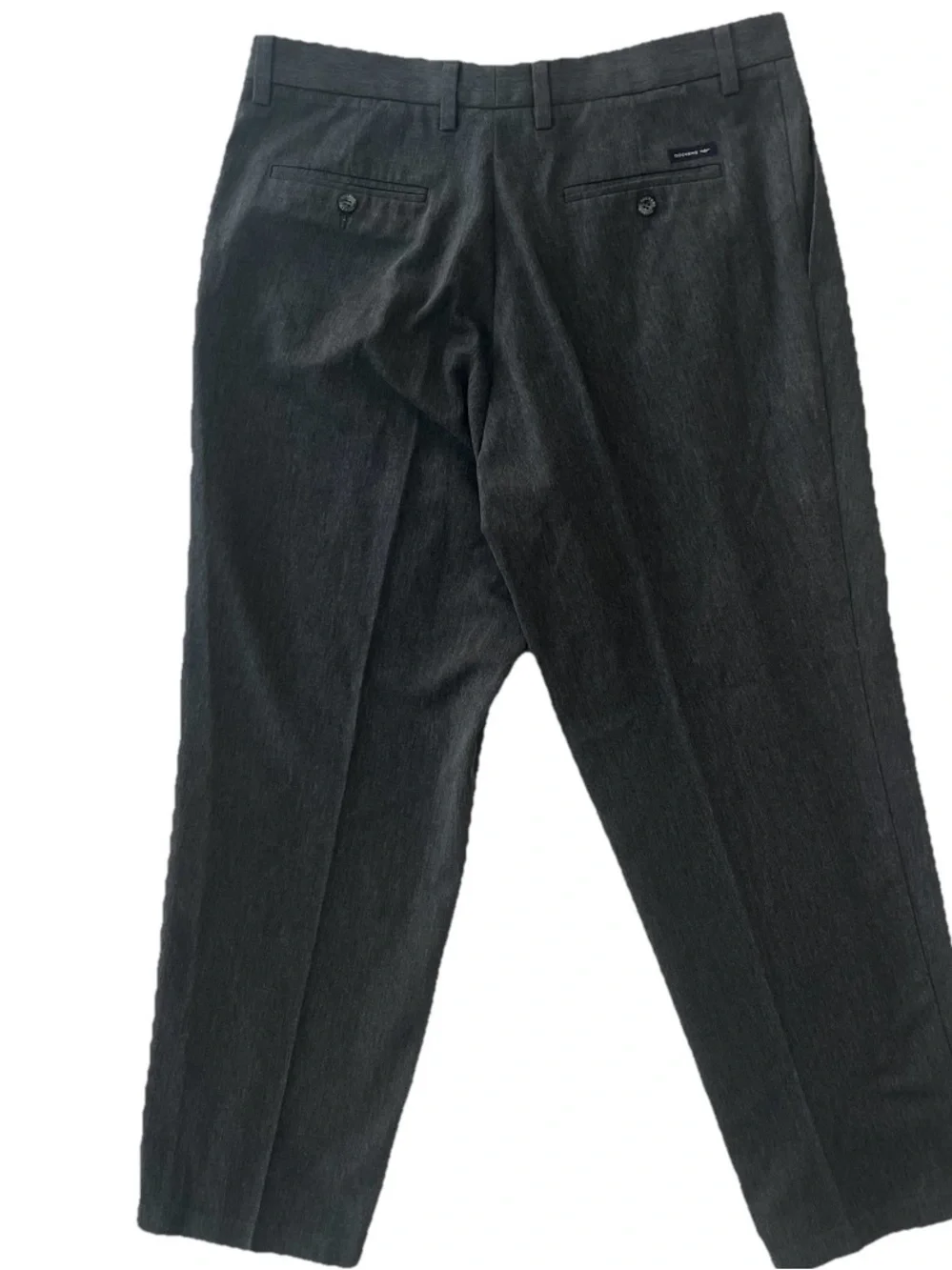 Dockers Mens Pleated Front Classic Fit Pants 38x29 Grey Grandpacore Preppy